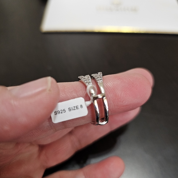 NWT Maxine halo ring enhancer insert size 8 925 sterling - Picture 6 of 12